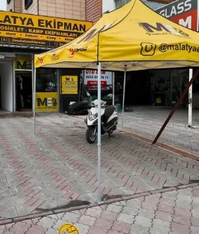 Malatya Ekipman mağaza önü ve çadır